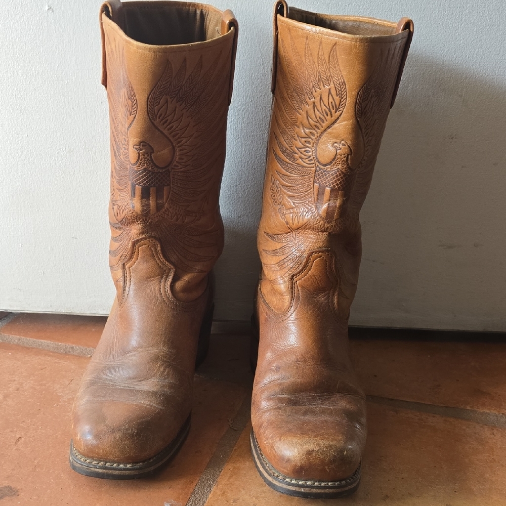 Men's Brown Leather Boots